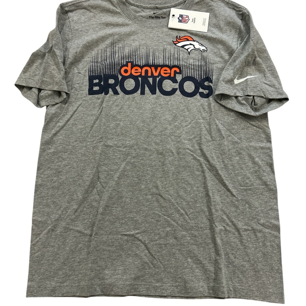 Nike Denver Broncos Gray T-Shirt Medium